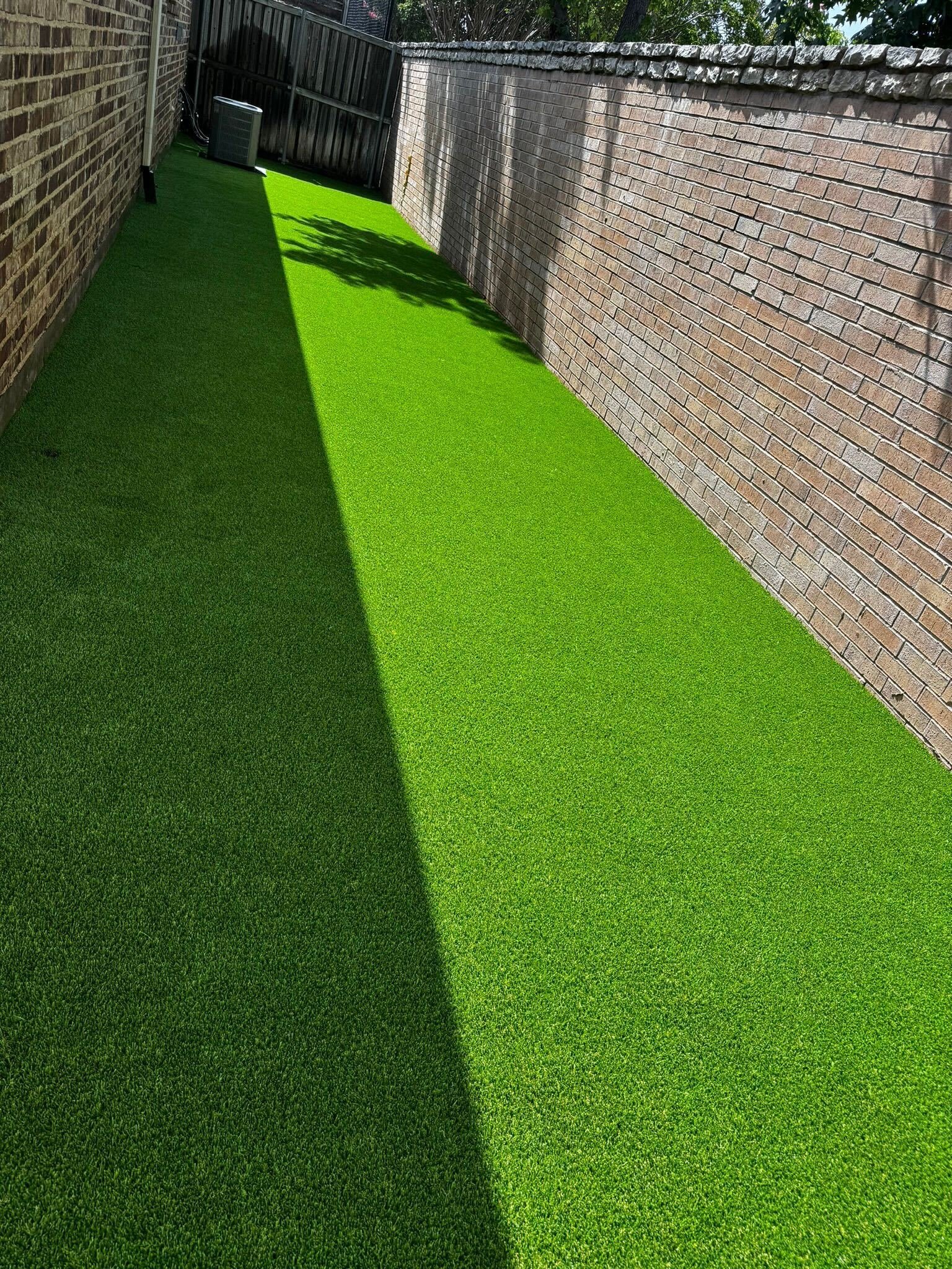 High-performance turf installation example