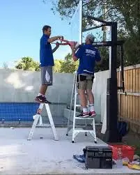 Backyard Court Installation